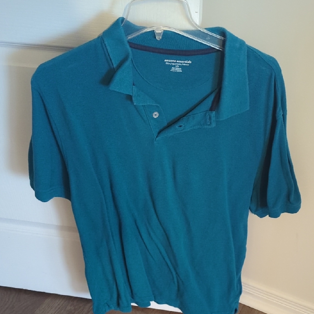 Men's Size L Teal Polo Shirt
